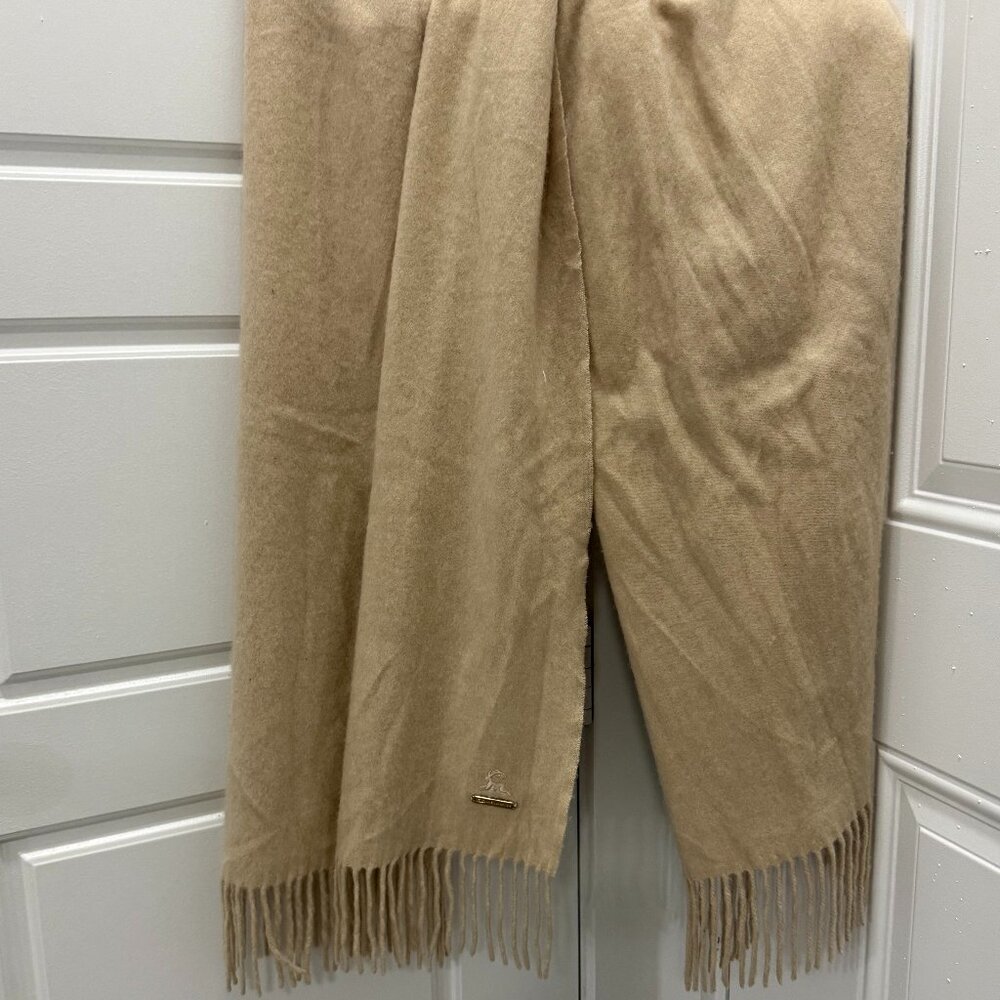 Oversized Mongolian Premium Cashmere Woven Cozy Scarf